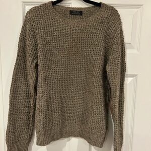 Zara Man Classic Brown Knit Sweater